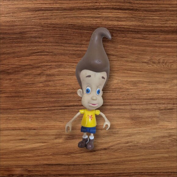 Jimmy Neutron Action Figure 6" Cartoon Character  With Signature Hair  6.5" - Picture 2 of 5